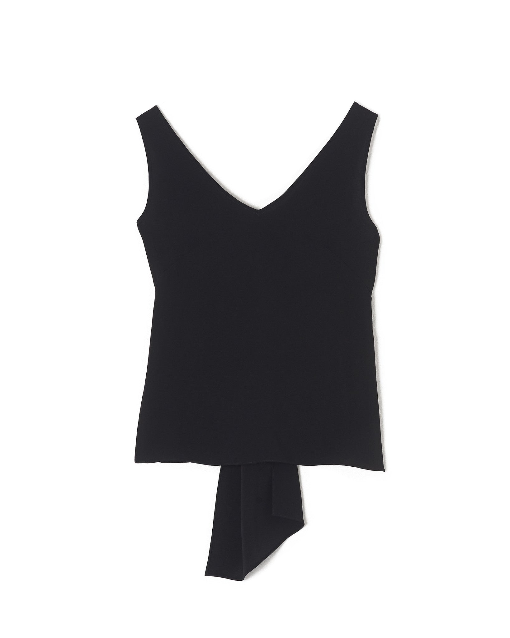 Lorena Tie Back Top Black